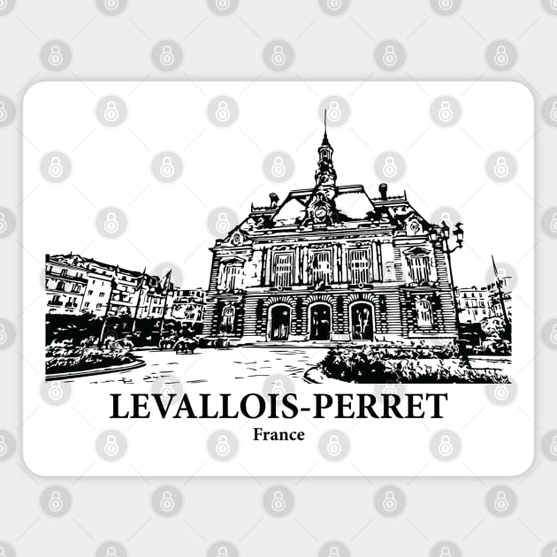 Levallois-Perret - France Magnet by Lakeric